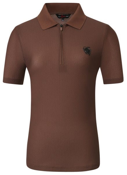 Koszulka Polo Covalliero Brązowa - Cavalo